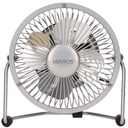 Mini ventilador sobremesa USB Kila Ø9,5cm 2,5W Gris