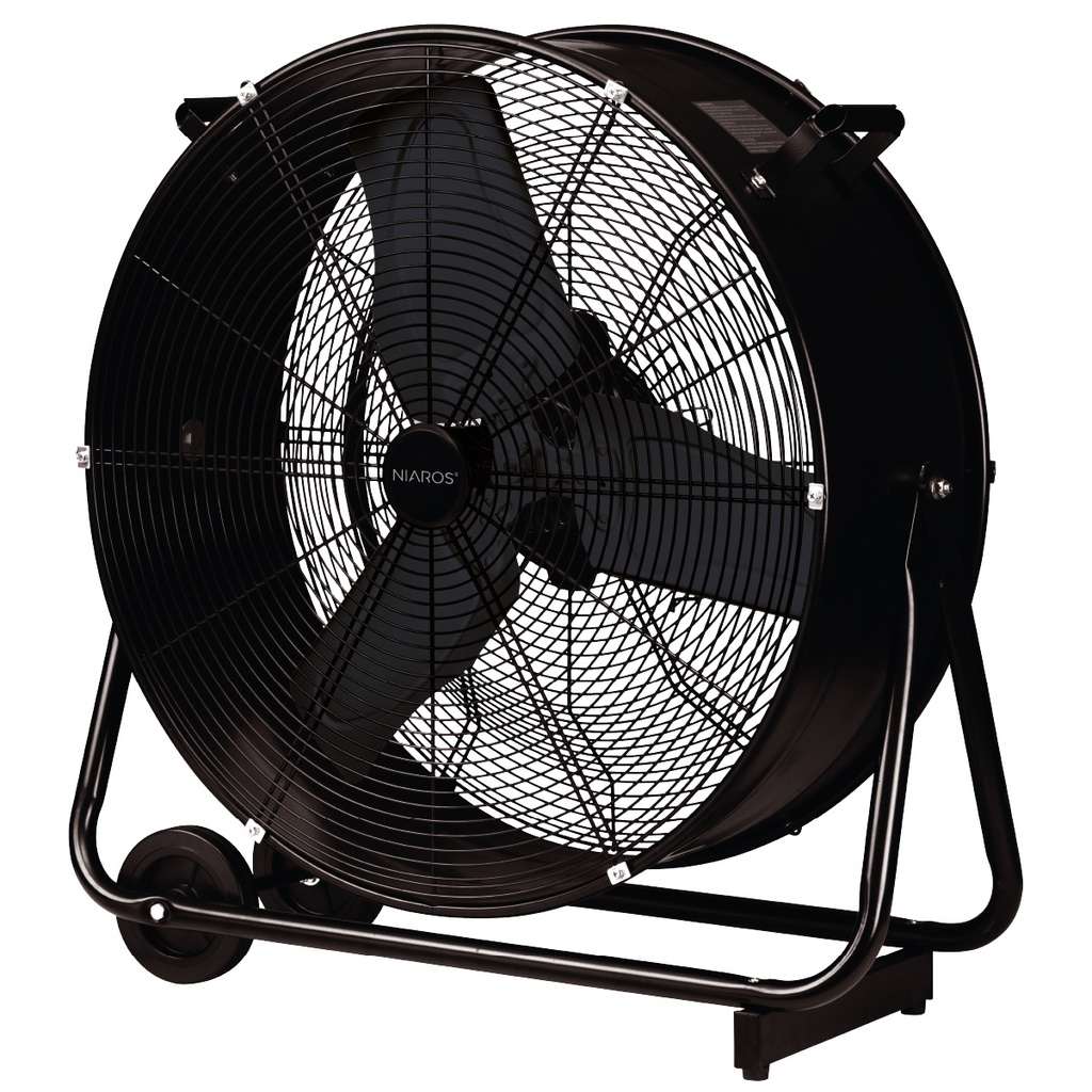Ventilador metálico de chão Bampa Ø70cm 250W Preto