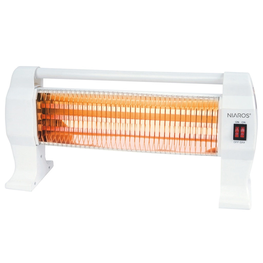 Radiateur à quartz Max. 1200W Blanc