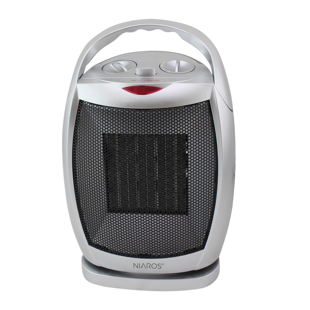 Calefactor eléctrico vertical giratorio cerámico Prata Máx. 1500W