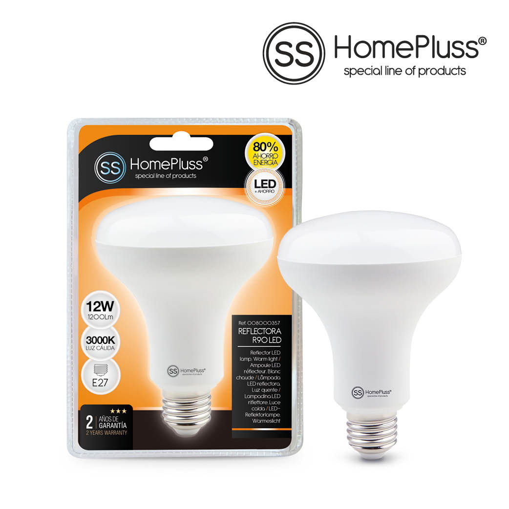 R90 LED lamp 12W E27 3000K 6pcs/box