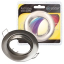 Anneau basculant rond Nickel - boîte prés. 25 u
