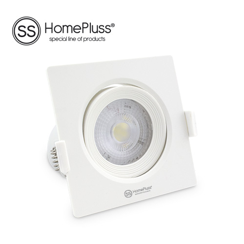 Aro basculante cuadrado 7W 3000K - 6u caja exp