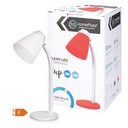 Lampe de bureau à bras articulé avec câble USB 3 W Blanche