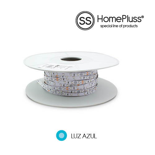 Rouleau 50 M bande LED 6 W Bleu IP20