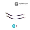 Sachet de 2 connecteurs pour bandes LED RGB