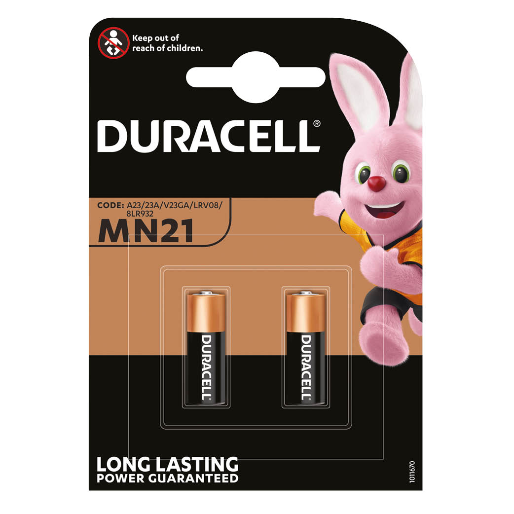 Pile alcaline Duracell MN21 (3LR50) Blister 2
