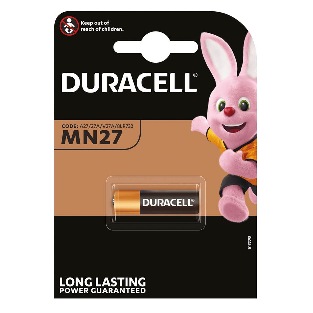 Pilha alcalina Duracell MN27 Blister 1