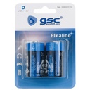 Pile alcaline GSC evolution LR20 (D), Blister 2 u