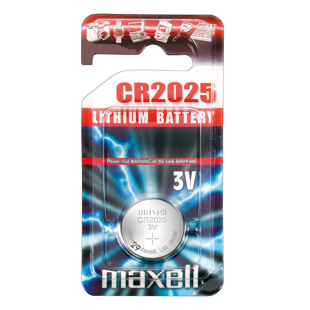 Pile Lithium MAXELL CR2025 3 V, Blister 1 u.