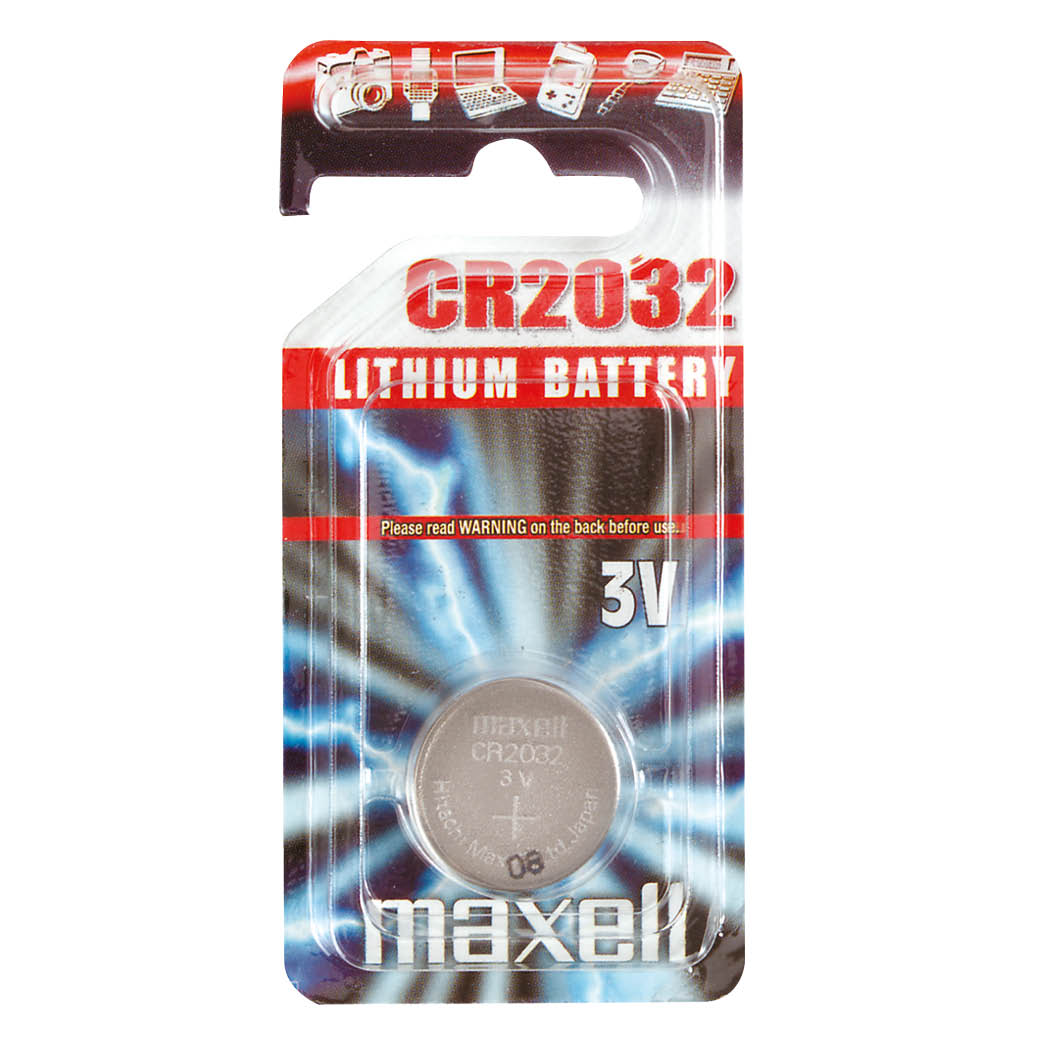 Pile Lithium MAXELL CR2032 3 V, Blister 1 u.