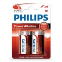 PHILIPS alkaline LR14 (C) Battery 2pcs/blister