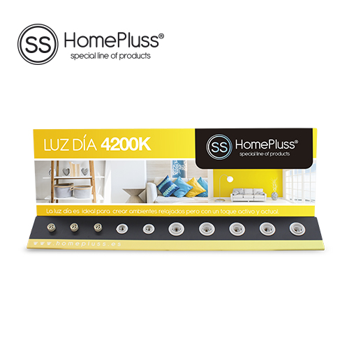 Bulbs display 5xE27,2xE14,3xGU10 4200K