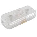 Line cord switch 6A Transparent