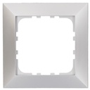 1 gang cover frame Iota Silver