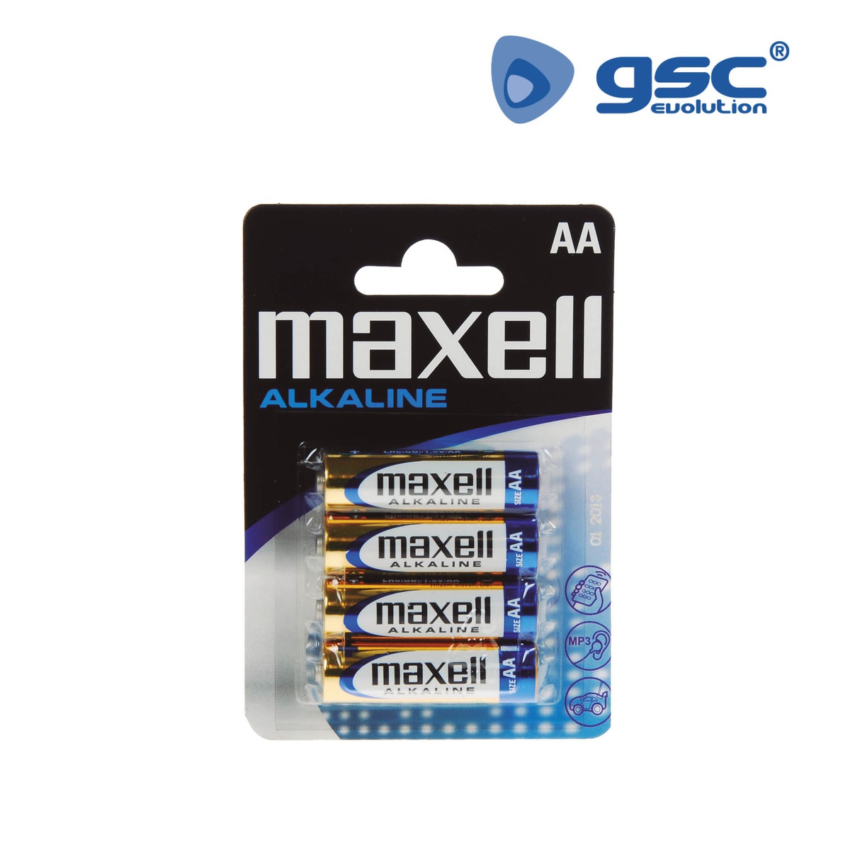 Pila alkalina Maxell LR6 (AA) Blister 4uds