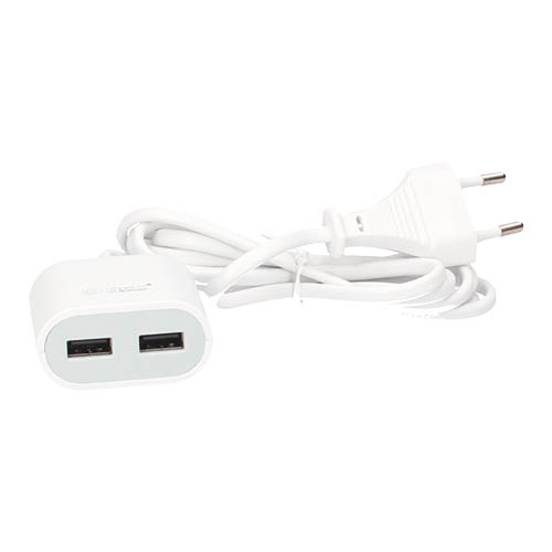 Extension cord charger to 2 USB 1,5M