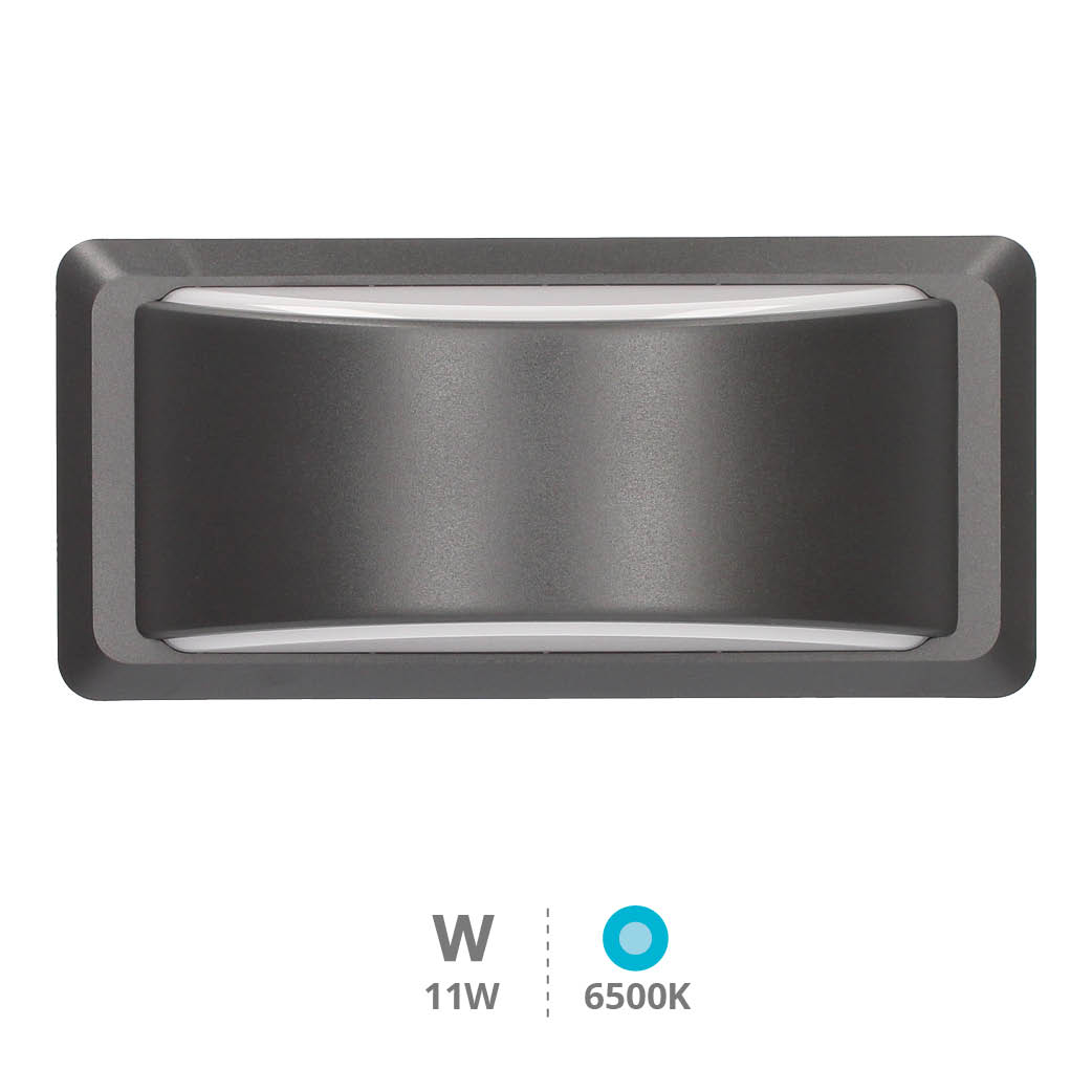Anthe LED wall sconce 11W 6500K IP65 Anthracite gray