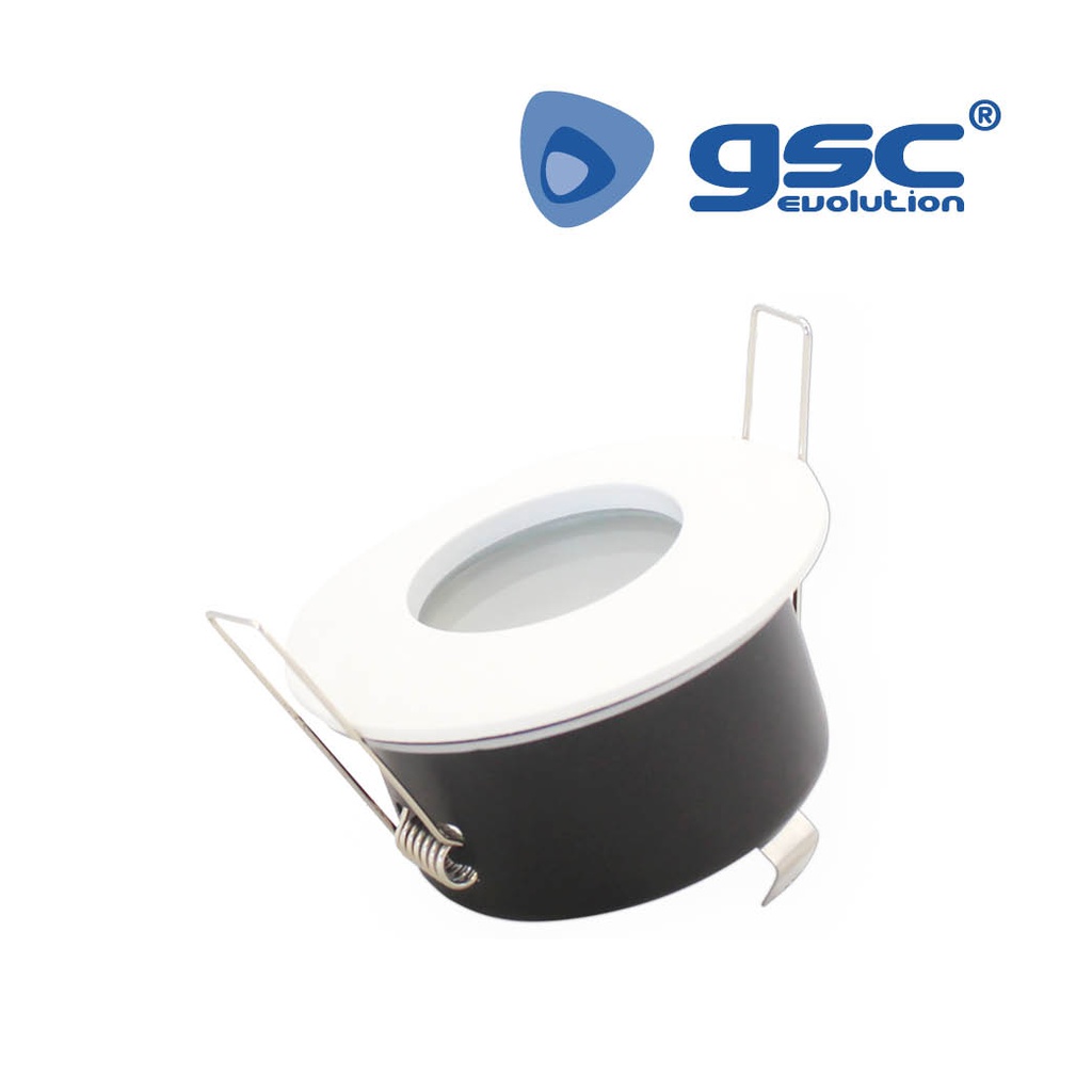 Downlight redondo encastrável Osages IP44 Branco