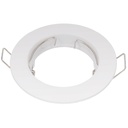 Aro fijo Fana redondo empotrable Ø77mm Blanco mate