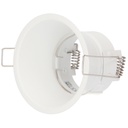 Taitu Rounded Recessed Fixed fixture for Dichroich lamps Matt White