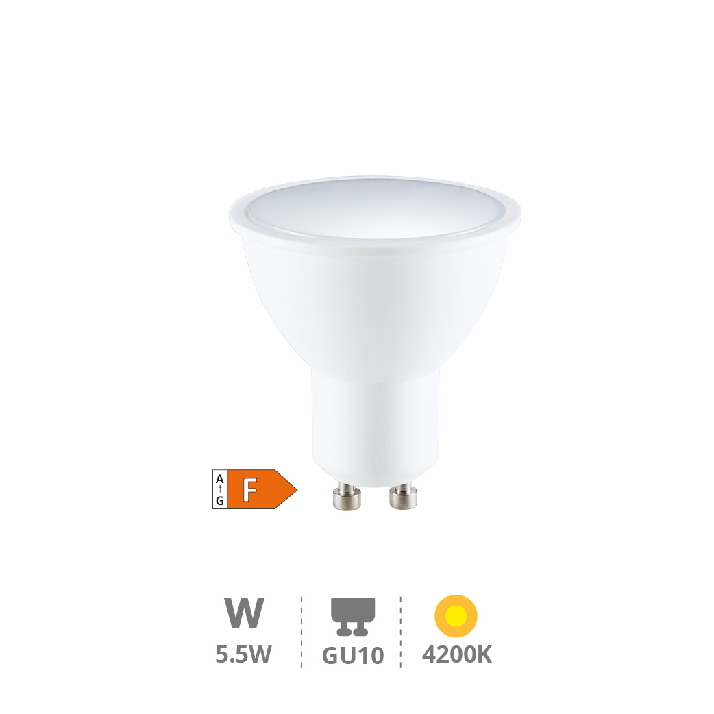 Ampoule LED dichroïque 5,5W GU10 4200K