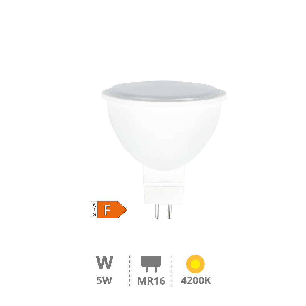 Ampoule LED dichroïque 5 W MR16 4200K 12V