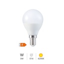 [200690025] Ampoule LED sphérique 3 W E14 4200K