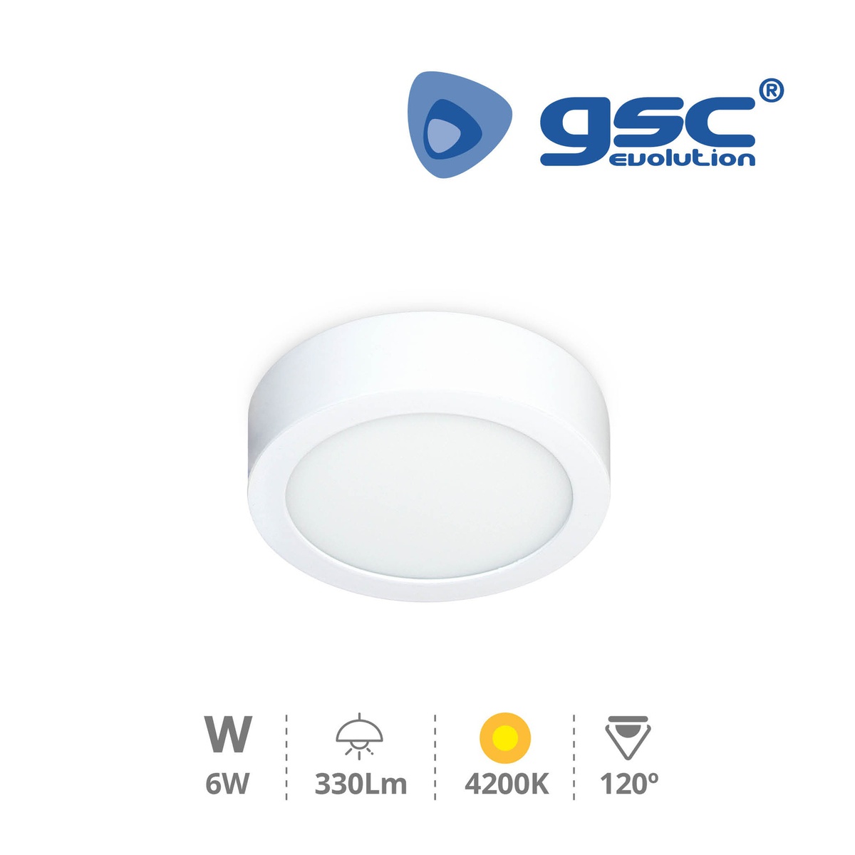 Downlight superficie Adana 6W 4200K