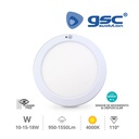 Downlight empotramiento regulable con sensor movimiento y crepuscular Grecia 10-15-18W 4000K