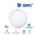 Downlight empotramiento regulable con sensor movimiento y crepuscular Grecia 10-15-18W 6500K
