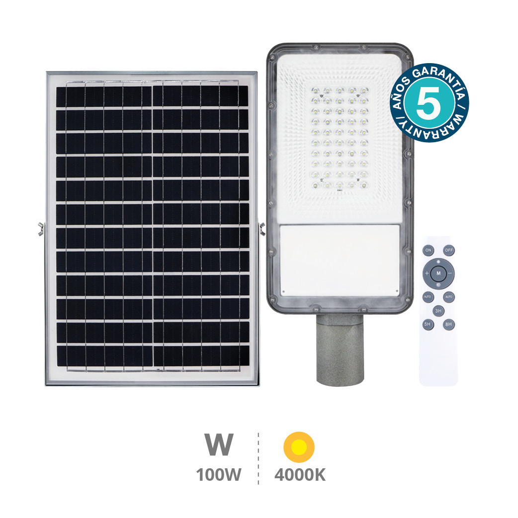 Farola industrial solar LED 14,5W 4000K IP65 - Pro Line