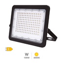 Proyector aluminio LED 100W 4000K IP65 Negro