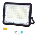 Projecteur aluminium LED 150W 6500K IP65 noir