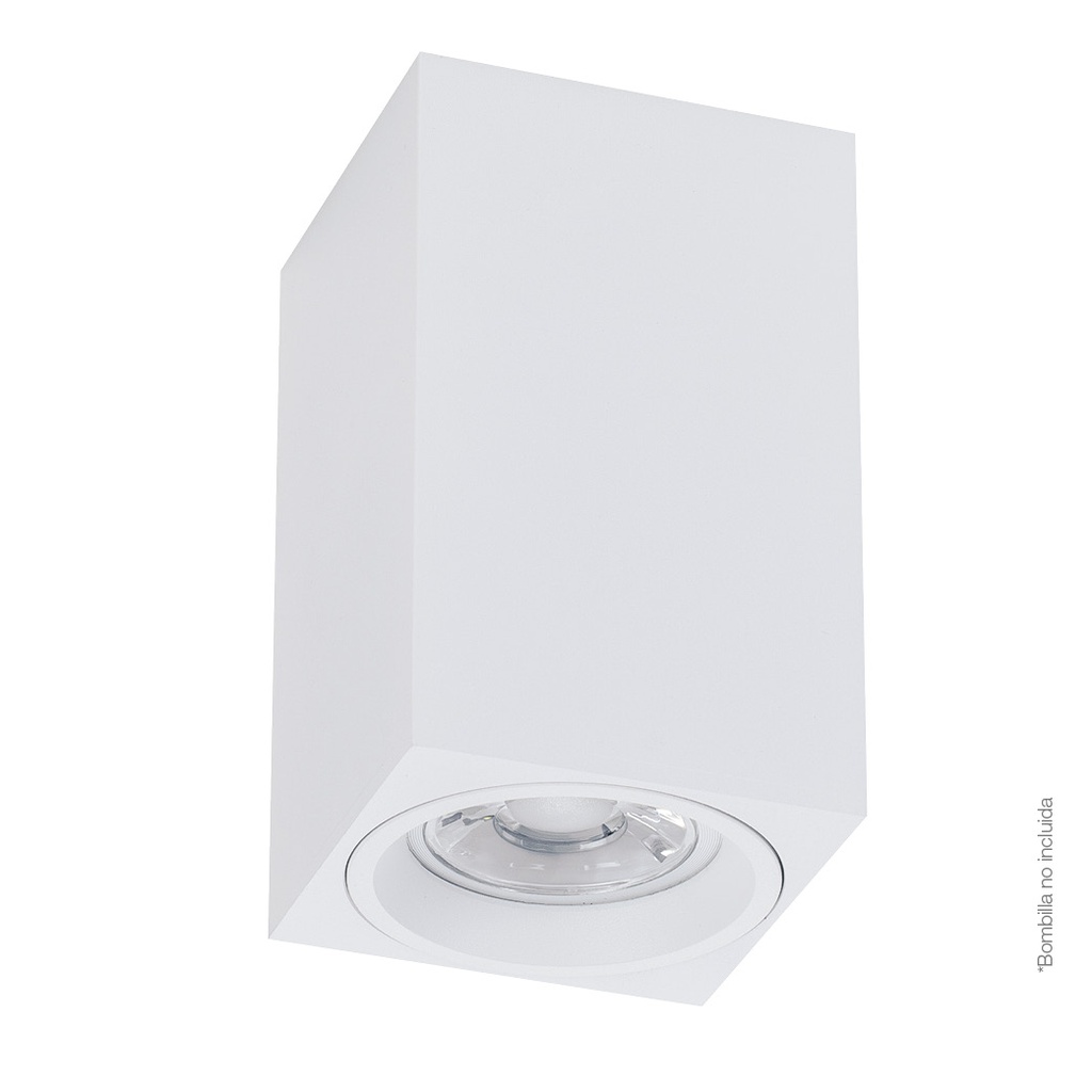 Candeeiro de teto quadrado Sehay Branco mate