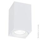 Spot de plafond carré Sehay blanc mat