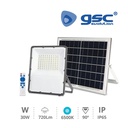 Samon solar aluminum LED floodlight 5W 6500K IP65