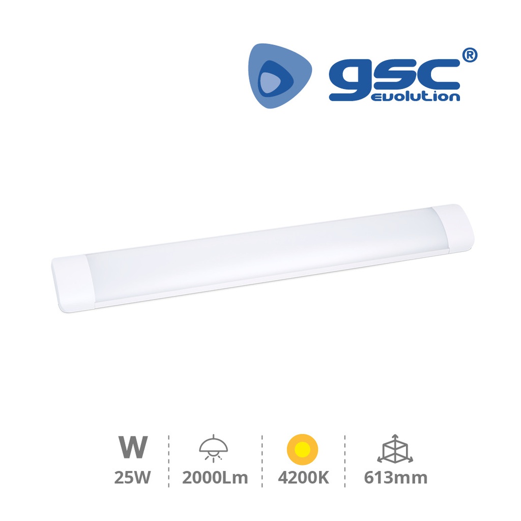 Régua LED eletrónica Abaw 25 W 4200 K