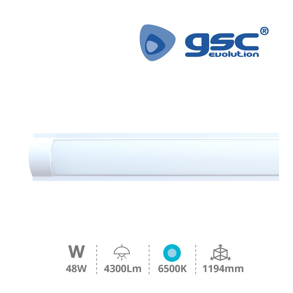 Regleta LED electronica T8 Liben 48W 6500K