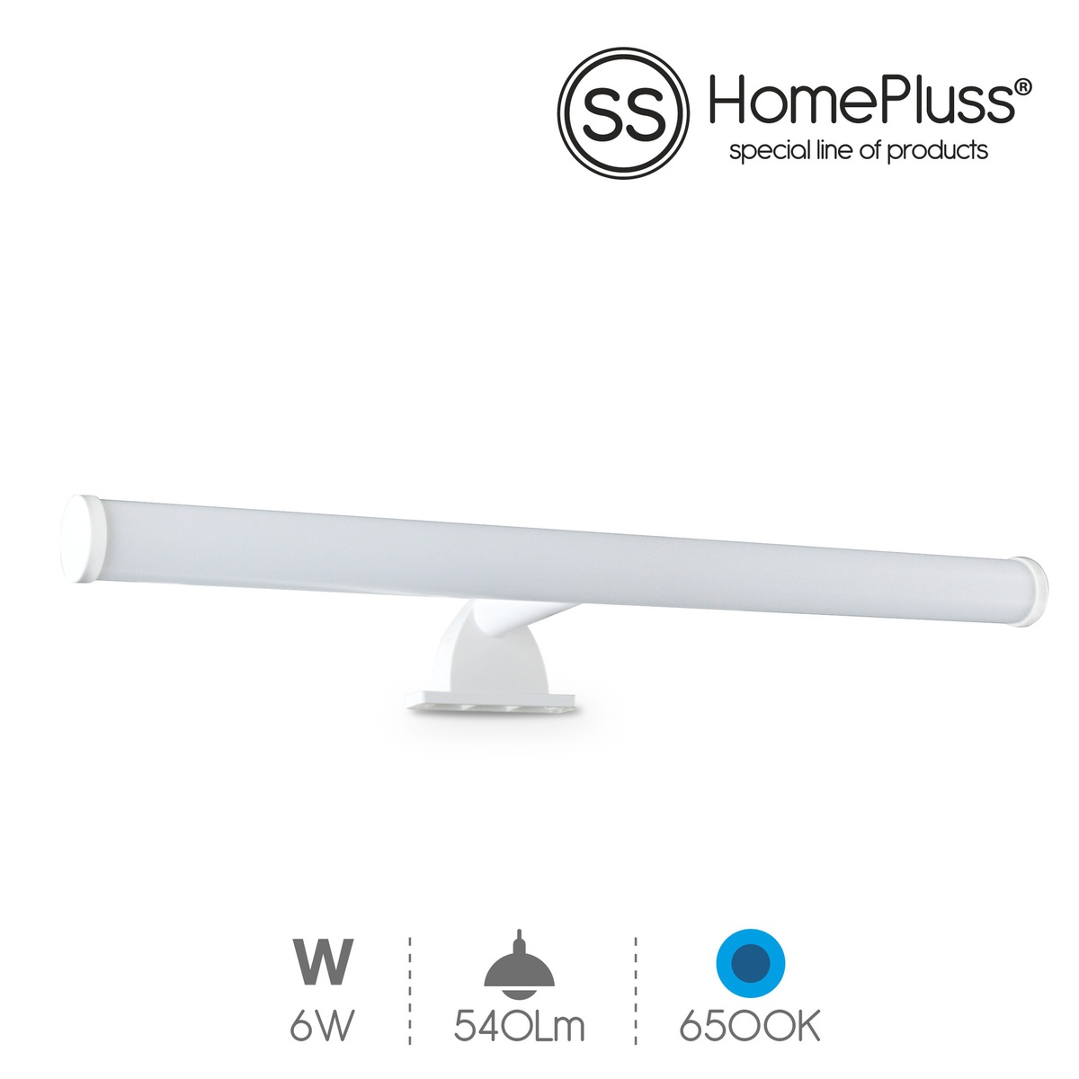 Hopis LED bathroom batten 6W 6500K IP44 5uts/box