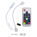 Controlador + Clip 4 pins para tira LED RGB