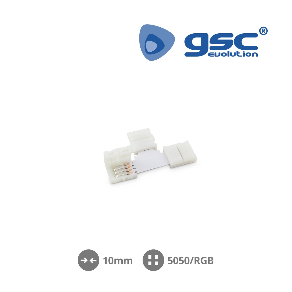 Clip en forma de T 10mm SMD5050/RGB