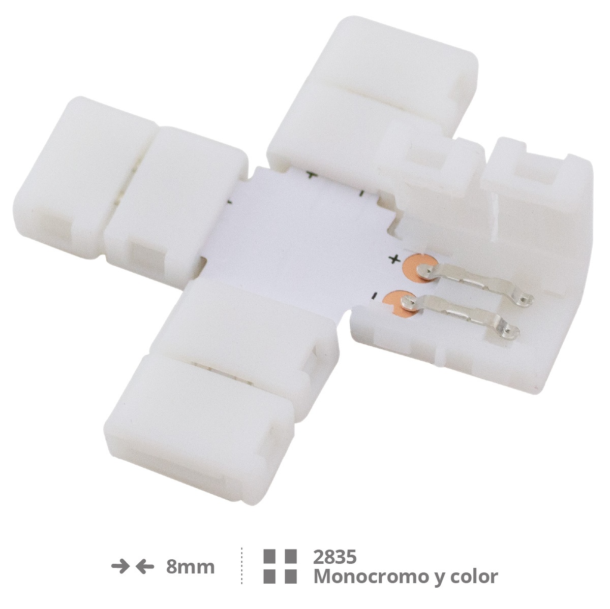 Clip en forme de + 8 mm SMD2835