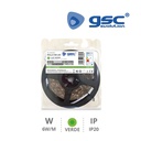 Rouleau 5 M LED SMD2835 (6 W) Vert IP20 24 V sous blister