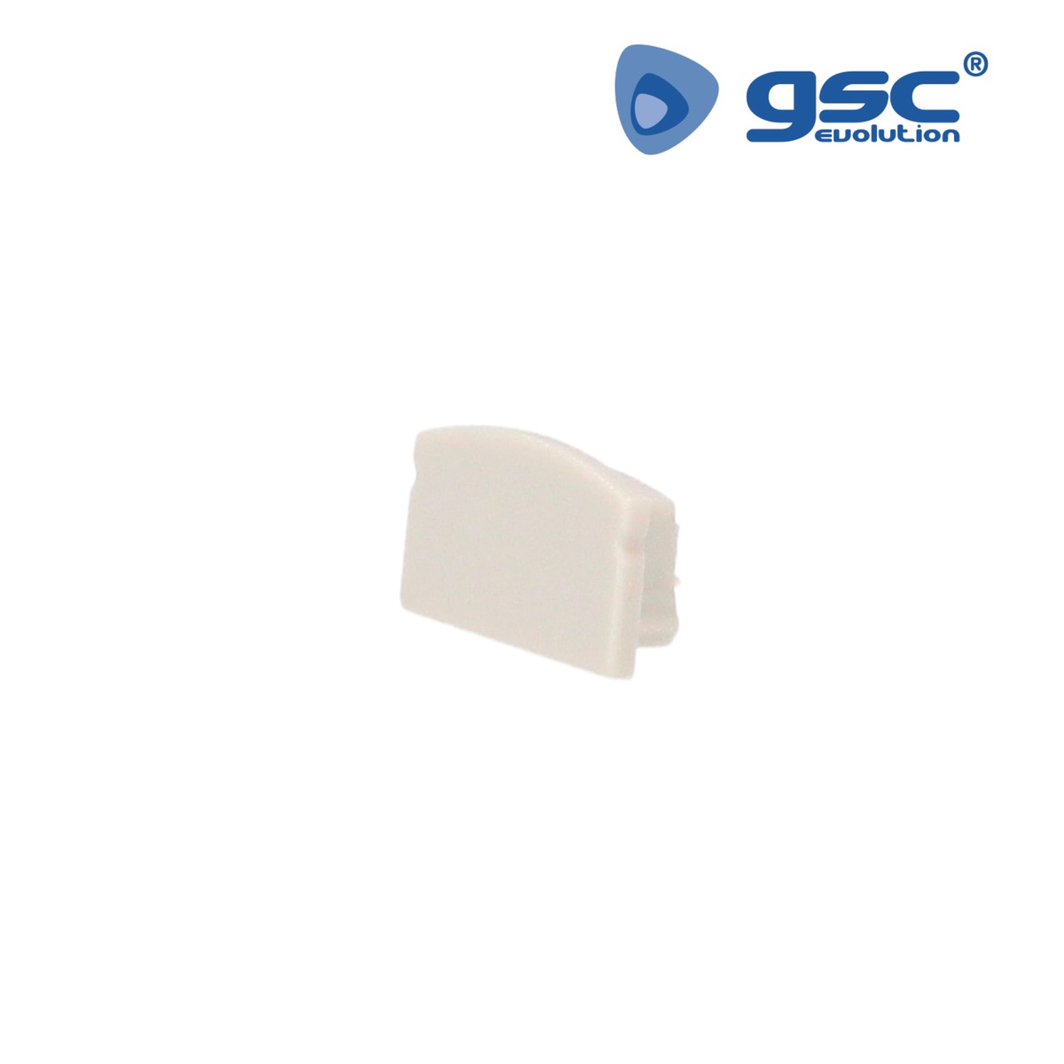 Spare end cap with hole for aluminum profile 204025002