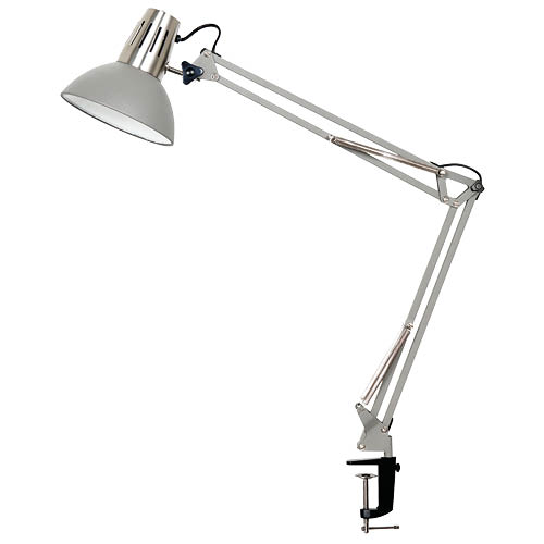 Surma desk lamp with clamp E27 grey