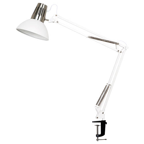 Surma desk lamp with clamp E27 white