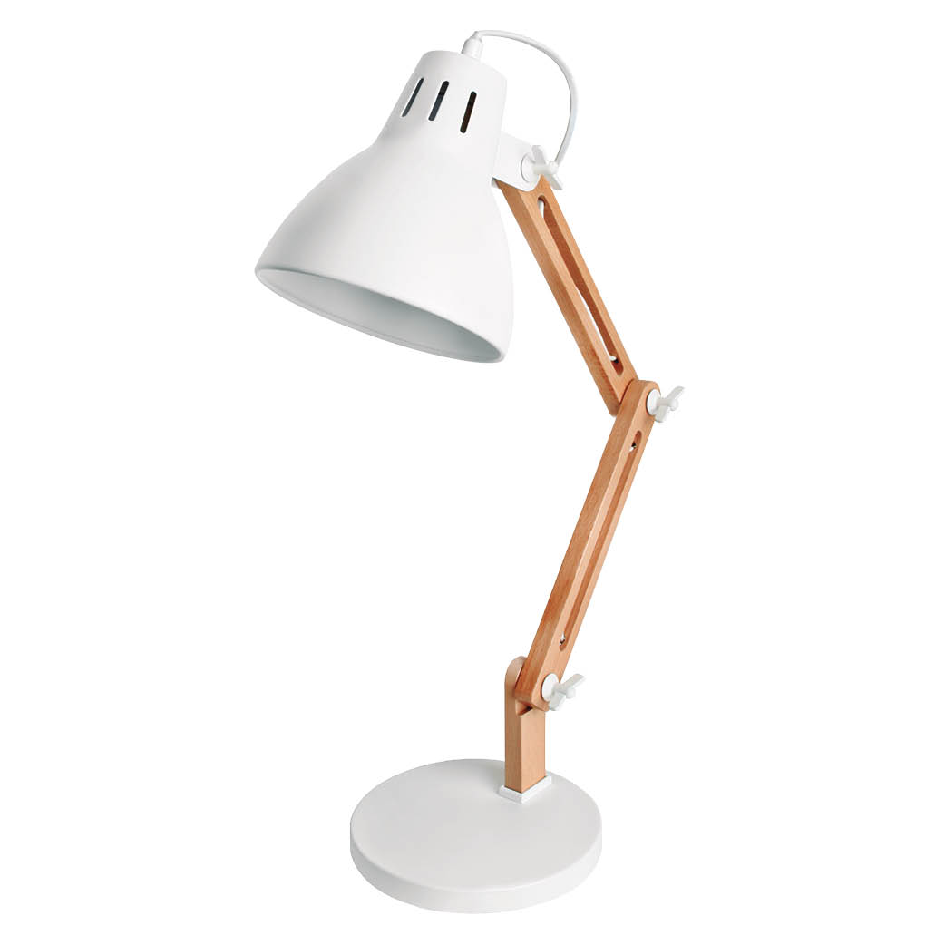 Hamu desk lamp E27 white