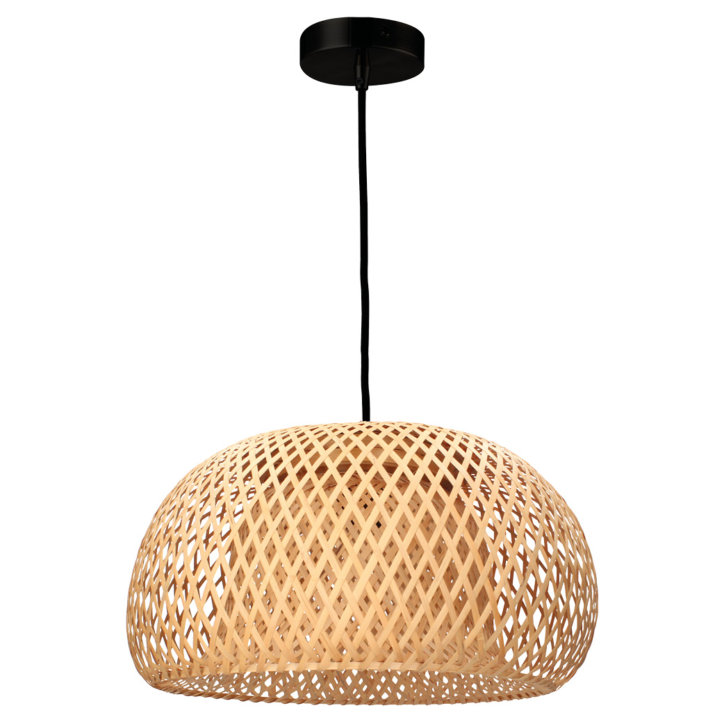 Lámpara colgante Serie Mahila E27 Ø380mm Haya