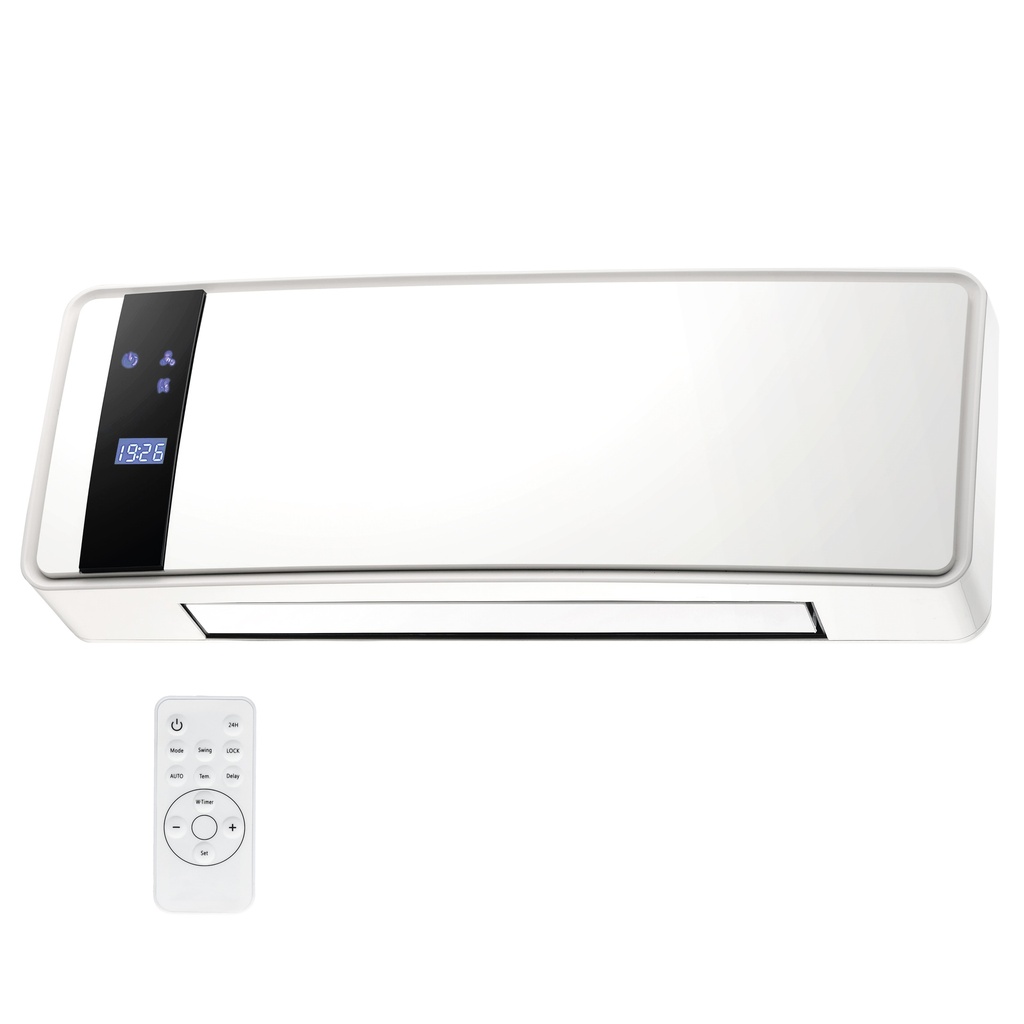 Appareil de chauffage split mural 2000 W pour salle de bains IP23